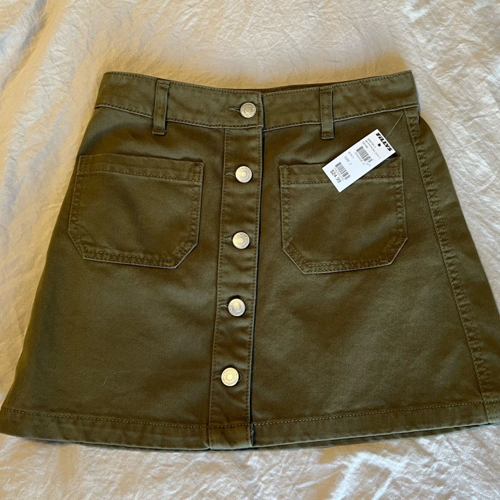 Denim Mini Skirt